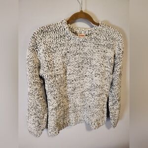 Tinsel, Sparkle White And Gray Youth Sweater